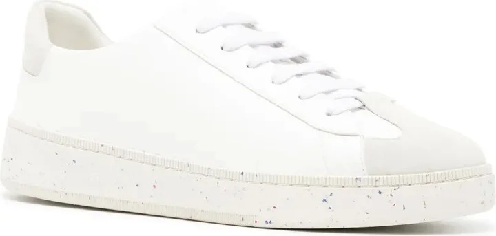 Panelled Leather Sneakers - Image 2