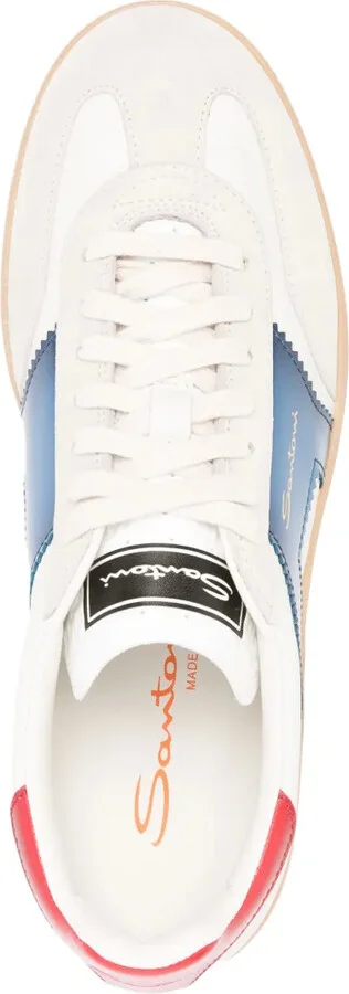 Panelled Leather Sneakers - Image 4