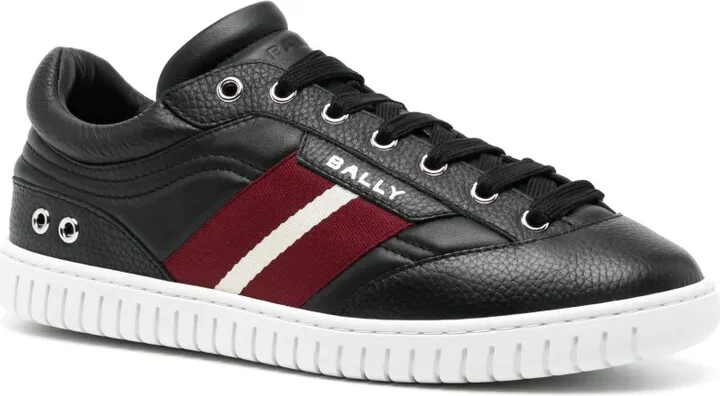 Panelled Leather Sneakers - Image 2