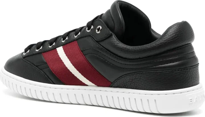Panelled Leather Sneakers - Image 3
