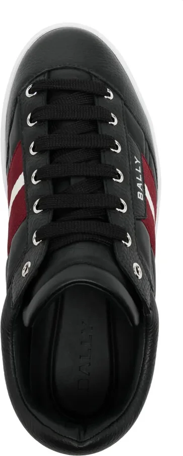 Panelled Leather Sneakers - Image 4