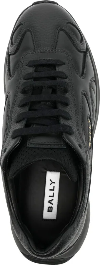 Panelled Leather Sneakers - Image 4