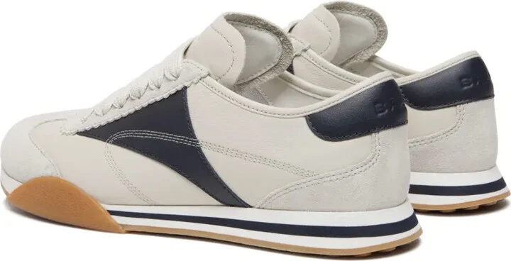 Panelled Leather Sneakers - Image 3