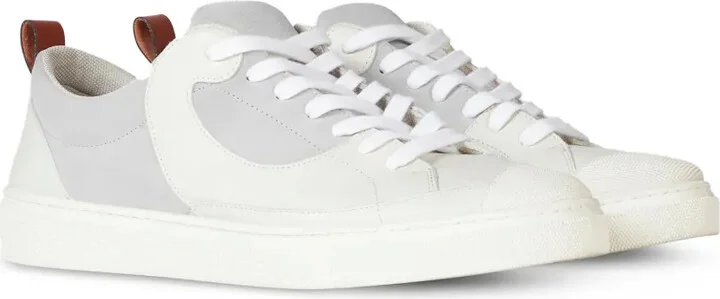 Panelled Leather Sneakers - Image 2
