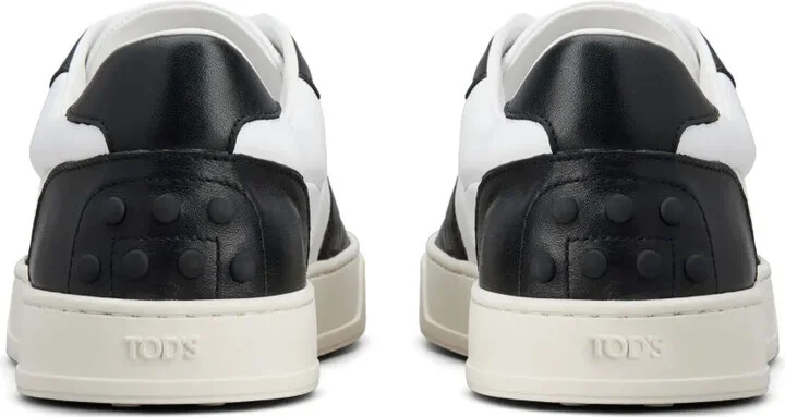 Panelled Leather Sneakers - Image 3