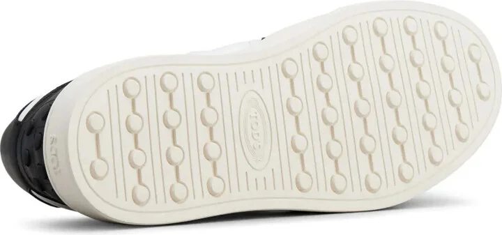Panelled Leather Sneakers - Image 4