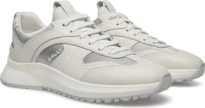 Panelled Leather Sneakers - Image 2