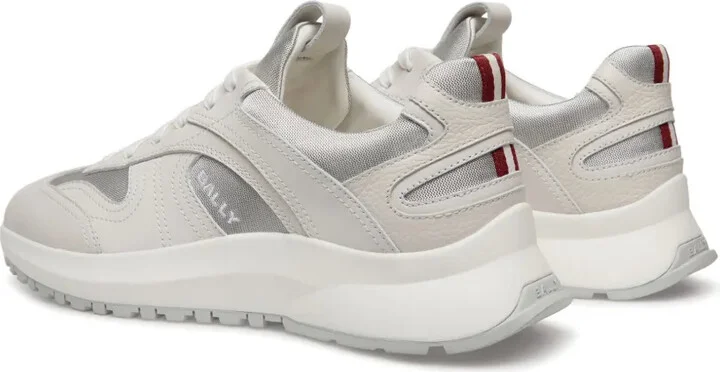 Panelled Leather Sneakers - Image 3