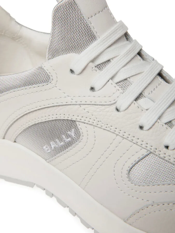 Panelled Leather Sneakers - Image 5