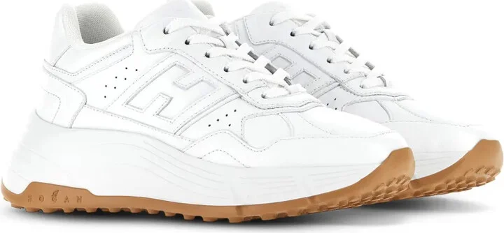 Panelled Leather Sneakers - Image 2