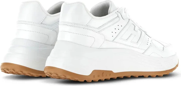 Panelled Leather Sneakers - Image 3