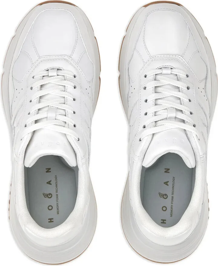 Panelled Leather Sneakers - Image 4