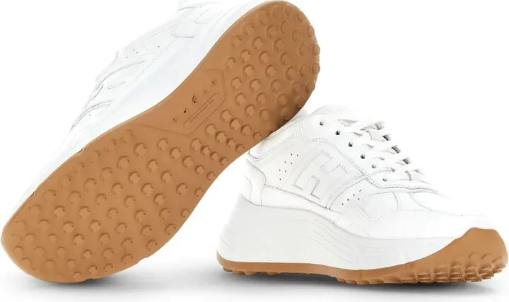 Panelled Leather Sneakers - Image 5