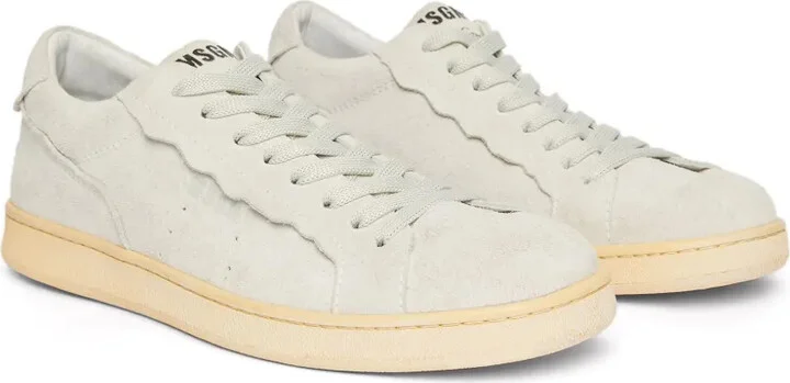 Panelled Leather Sneakers - Image 2