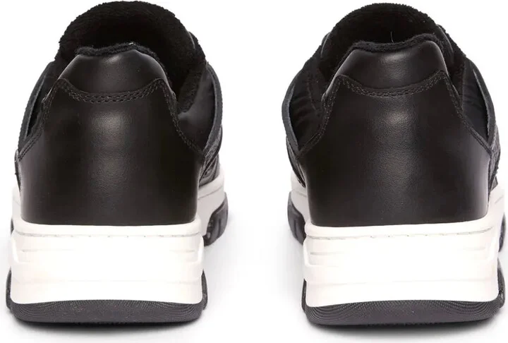 Panelled Leather Sneakers - Image 3