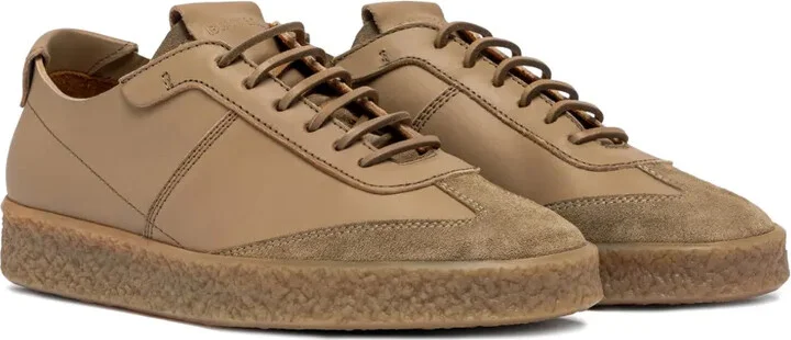 Panelled Leather Sneakers - Image 2