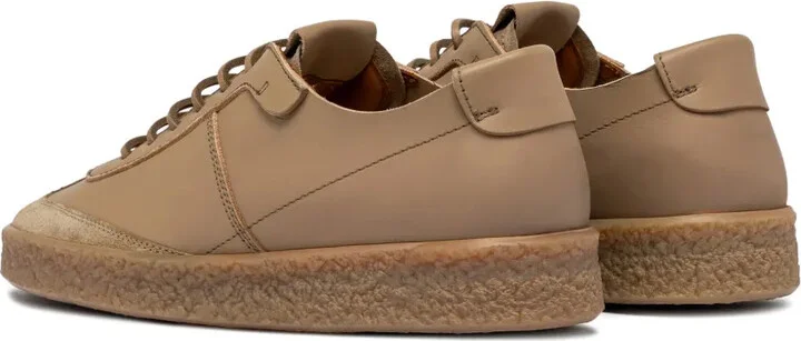 Panelled Leather Sneakers - Image 3