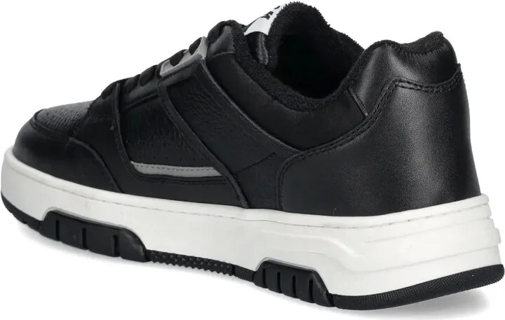 Panelled Leather Sneakers - Image 3