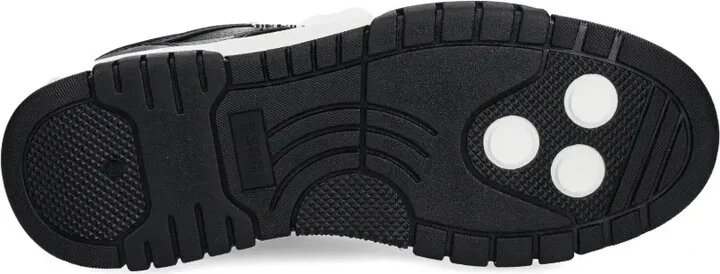 Panelled Leather Sneakers - Image 5