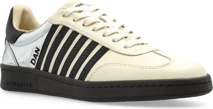 Panelled Leather Sneakers - Image 2