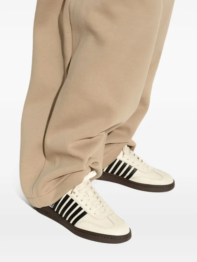Panelled Leather Sneakers - Image 5