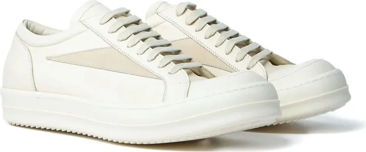 Panelled Leather Sneakers - Image 2