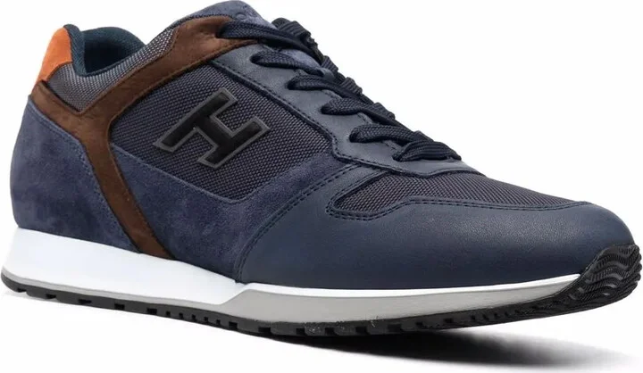 Panelled-Leather Sneakers - Image 2