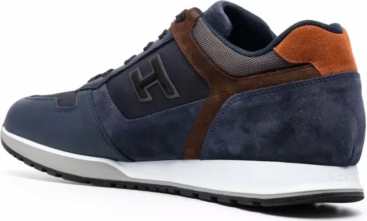 Panelled-Leather Sneakers - Image 3