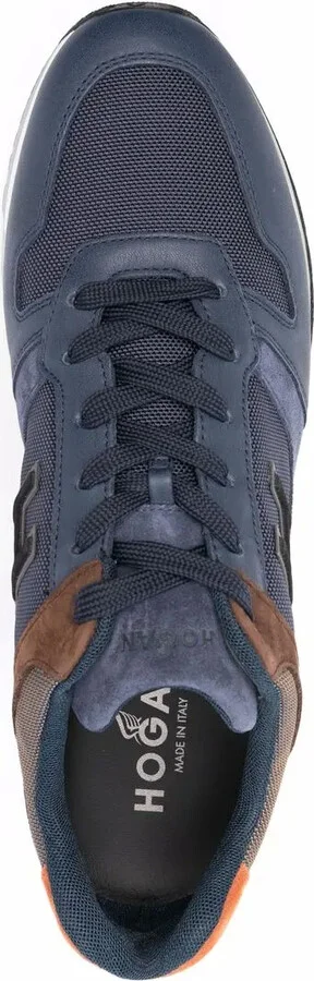 Panelled-Leather Sneakers - Image 4