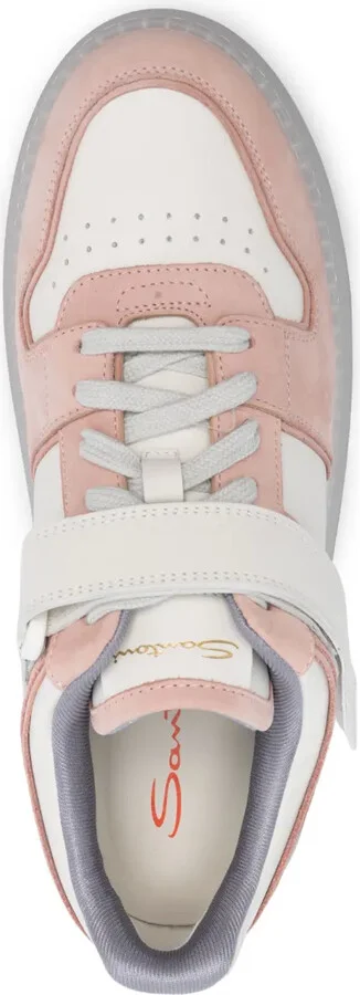 Panelled Leather Sneakers - Image 4