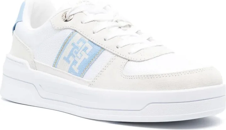 Panelled Leather Sneakers - Image 2