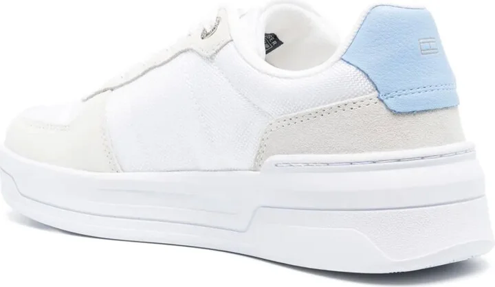Panelled Leather Sneakers - Image 3