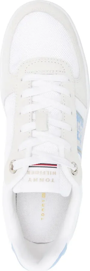 Panelled Leather Sneakers - Image 4