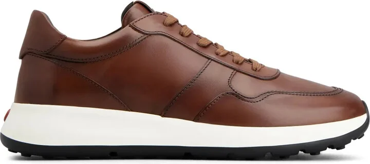 Panelled Leather Sneakers