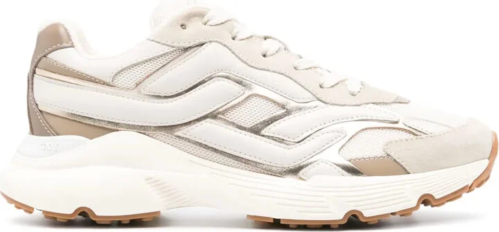 Panelled Leather Sneakers
