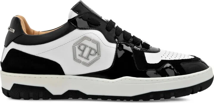 Panelled Leather Sneakers