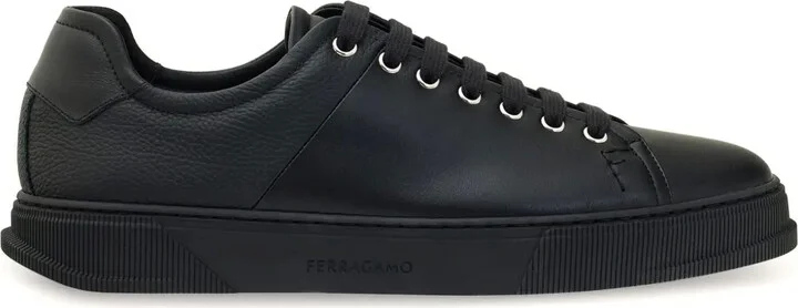 Panelled Leather Sneakers