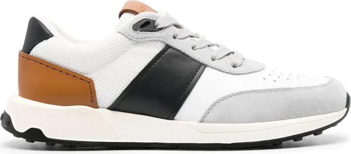 Panelled Leather Sneakers