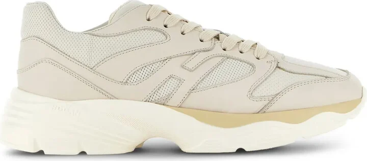 Panelled Leather Sneakers