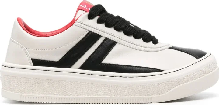 Panelled Leather Sneakers
