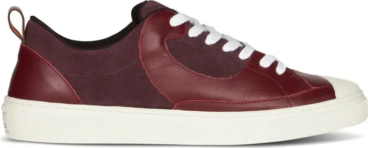 Panelled Leather Sneakers