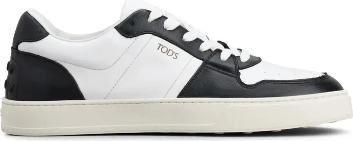 Panelled Leather Sneakers
