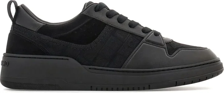 Panelled Leather Sneakers