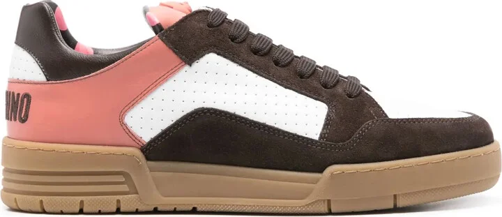Panelled Leather Sneakers