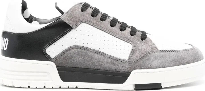 Panelled Leather Sneakers