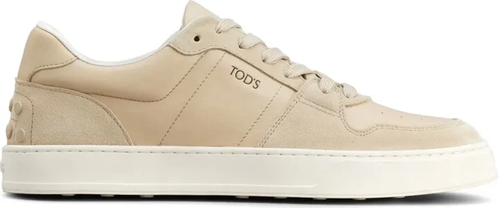 Panelled Leather Sneakers