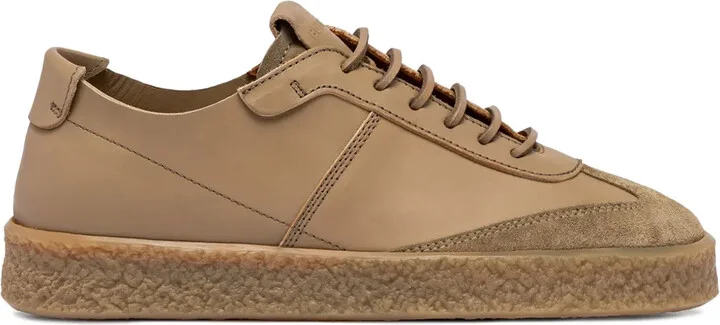 Panelled Leather Sneakers