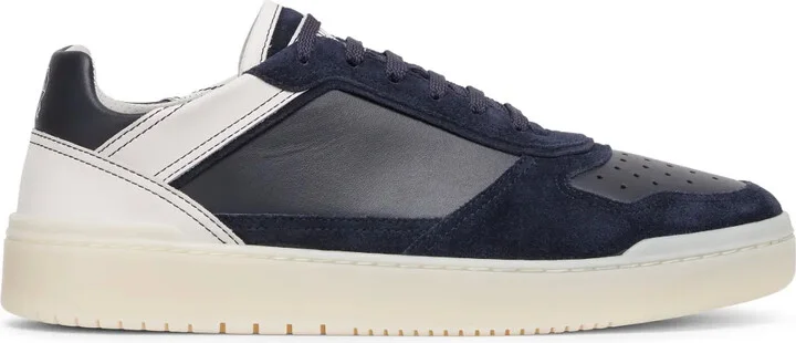 Panelled Leather Sneakers