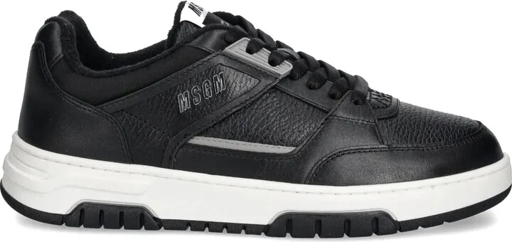 Panelled Leather Sneakers