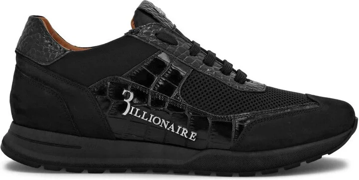 Panelled Leather Sneakers